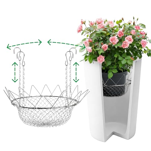 Adjustable Planter Insert for Pots Any Height,Plant Risers for Inside Pots,Fits The TOP Opening of The Flower Pot Opening 12-18" Wide,Wedding & Party Decor