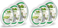 18 Pack Plant Saucers (6inch /8inch /10inch), Heavy Sturdy Plant Trays Pot Tray for Indoor Clear Plastic Flower Pot Saucers Thicker Plant Water Drip Trays for pots- Clear