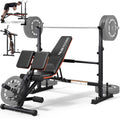 Olympic Weight Bench, Adjustable Bench Press Rack, Foldable 1870LBS
