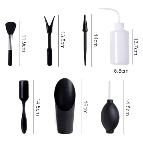 Succulent Tools Set,Plant repotting kit,repotting kit,Succulent Tools,Indoor Plant Tools,Succulent Tool kit,houseplant Tools,Plant Care kit,Indoor Plant Care kit, (Set of 7) - view 7