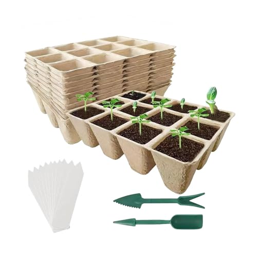 Plant Starter Pots 12-Grid Root-Friendly Repotting Cup