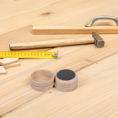 4pcs Wood Grain Furniture Foot Pads, Anti-Skid Grip - view 6
