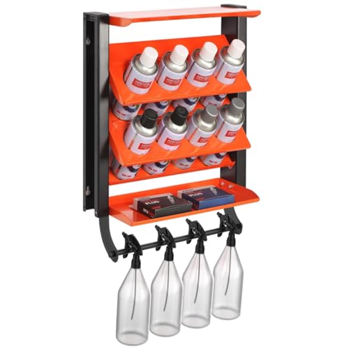 Spray Paint Can Holder Wall Mount, Heavy Duty Metal Spray Can Holder