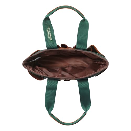 482 garden bag mini compact, waterproof canvas and leather, lightweight 400 g, multiple compartments, practical transport bag for tools, gloves, scissors and accessories - view 2