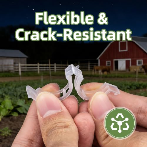 300Pcs Plant Clips, Plant Support Clips Plastic Trellis Clips - view 6