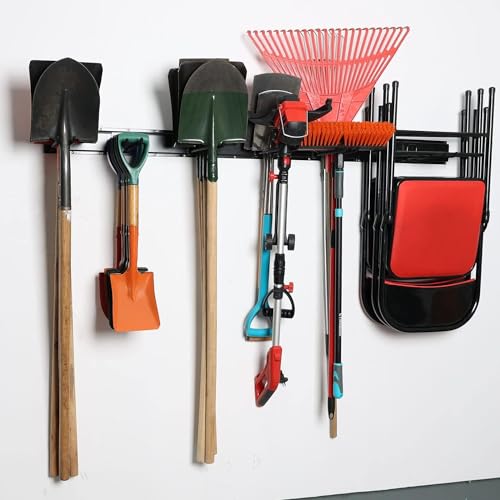 Garage Storage Organization Wall Mount Folding Chair Hangers - view 2