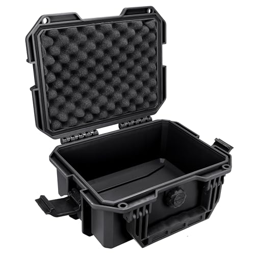 11.8" Intact Series Compact Hard Camera Case, Lightweight and Durable Stacker Design with Foam (Black) - view 5