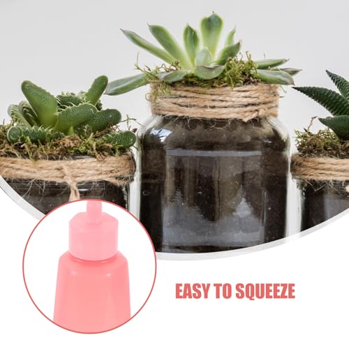 Squeeze Watering Bottle Pink with Bent Spout Plastic 480ml - view 7