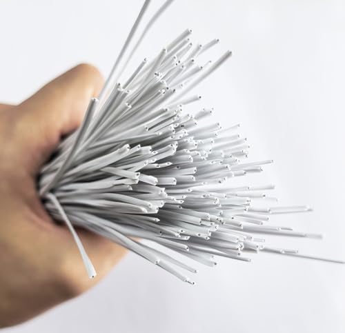 200 Pcs 6" Garden Plastic Plant Twist Ties Reusable White Cable Ties for Climbing Plant Support, Christmas Tree, Bags, Gardening Activity.(White) - view 4