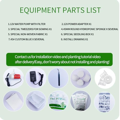Hydroponic Tower Growing System with Pump - Indoor/Outdoor Vertical Garden Kit for Growing Fresh Fruits & Vegetables, Space-Saving, Easy Setup, Perfect for Home Gardening - view 6