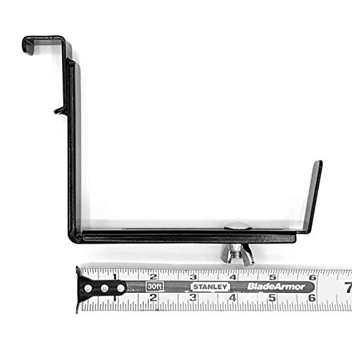 Universal Adjustable 20” Planter Box Bracket Kit Includes 2 Heavy Duty Bottom Adjustable 5.5 to 8.5” Brackets Holds up to 30” Long Planter Box for Vertical Spindled Deck Railings - view 6