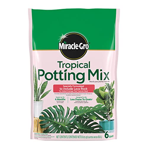 Tropical Potting Mix, 6 qt. - Growing Media for Tropical Plants Living in Indoor and Outdoor Containers