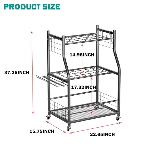 Garden Tool Organizer Stand, Garage Tool Storage Organization - view 2