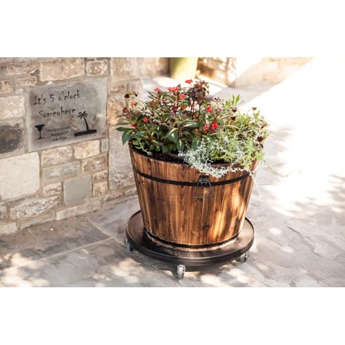 DeVaultEnterprises Devault 23.5 Inch Plant Dolly, Heavy Duty Rolling Plant Caddy with Wheels for Large Pots and Planters, 500 lb Capacity, Made in USA (1, Black) - view 5