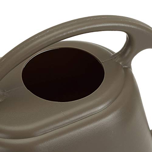 Plastic Watering Can, 1-Gallon, Deep Gray - view 2