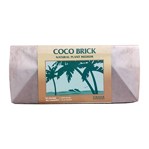 Coco Brick 40l Expandable Natural Plant Medium Soil Substrate, 40 Liter Expanded - 8 Liter Dry, Reusable (1) - view 4