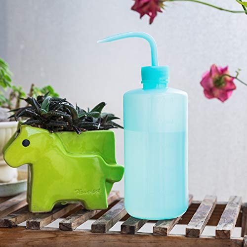 Squeeze Bottles Succulent Watering Bottle 500ml Blue Water Squirt Irrigation Bottle Squeeze Sprinkling Can Plastic Wash Plant Bottle 2pc - view 2
