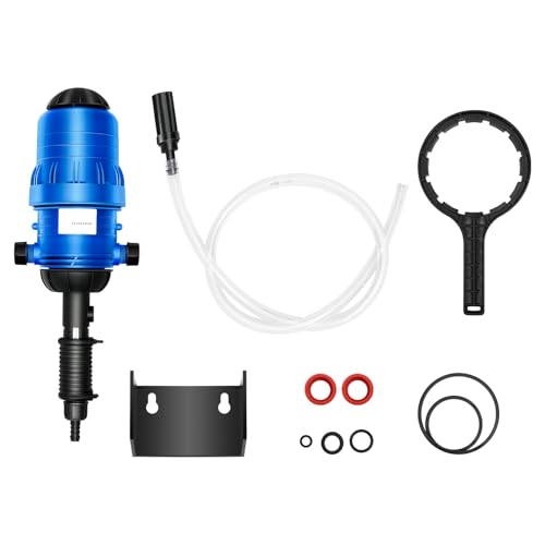 Automatic Fertilizer Injector Dispenser Dosing Pump, Water Powered Drip Feeder Drip Irrigation Injector with One Tube, Adjustable Liquid Doser Dispenser for Garden, Greenhouse, Agriculture - view 3