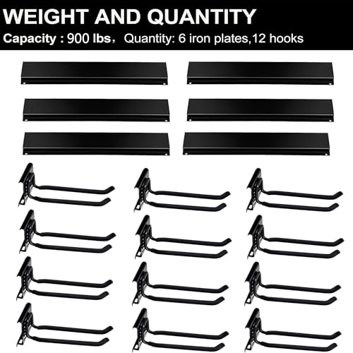 Garage Storage Organization Wall Mount Folding Chair Hangers - view 6
