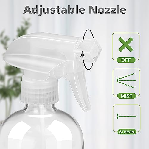 Glass Spray Bottles for Cleaning - 16 oz Spray Bottles with Silicone Sleeve - view 2
