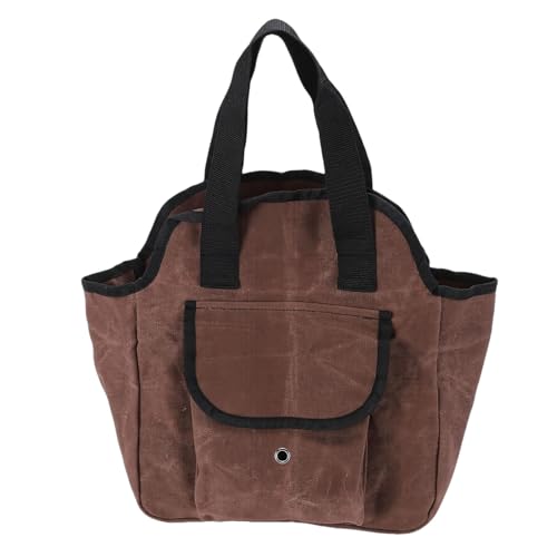 Garden Tool Bag Waxed Canvas Carrier 9 Pockets Organizer - view 4