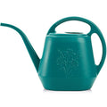 1-Gallon Plastic Watering Can with Comfortable Handle, Garden Watering Cans Long Spout for Indoor Outdoor Watering Plants (Green)