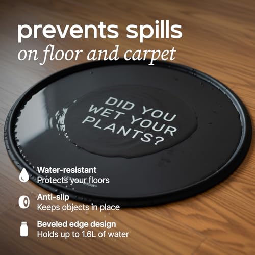 23in Silicone Plant Mat | Water-Resistant Floor Protector - view 2