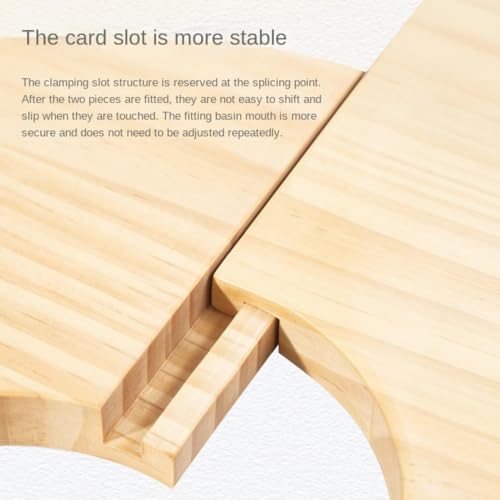 Wooden Plant Pot Cover - Solid Pine Soil Protector Shield - view 6