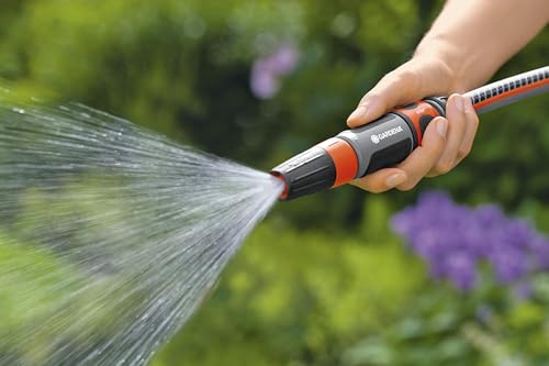 Cleaning Nozzle: Water nozzle with infinitely adjustable jet, for cleaning and spraying, water stop, frost protection, packaged (18300-20) - view 4