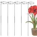30 Inch Or 16 InchPlant Stakes for Flowers - 5 Pack, Adjustable Height