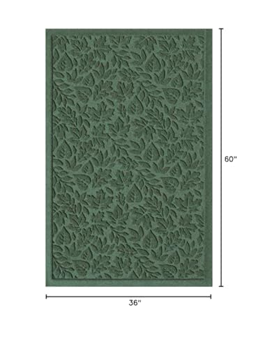 Fall Day Designer Evergreen 3' x 5' Entrance Floor Mat with Gripper Backing - view 3