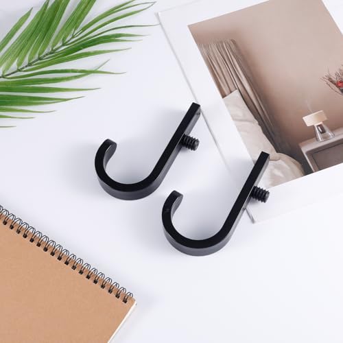 10pcs Tool Hooks Compatible with Suncast Shed, Premium Plastic Shed Hooks Tool Hanging Organization Accessories for Organizing Ladders Bulk Items (Black) - view 7
