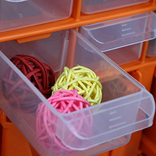 DIY Tool Bits Storage Organiser Unit - Workshop Screws and Small Parts Cabinet or Office Stationary Craft Box (39 Drawer with Open storage) - view 4