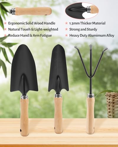 5 Piece Pink Gardening Tool Set for Women - view 5