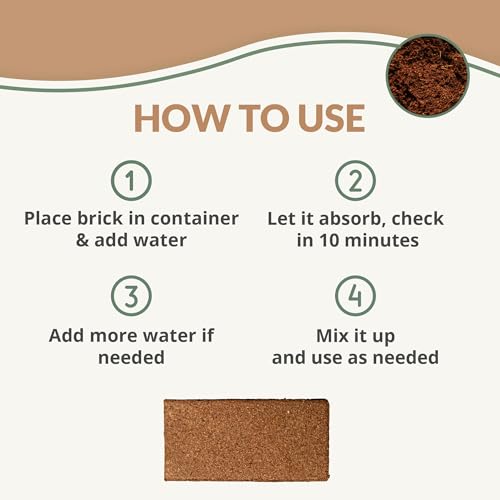 Coco Bliss Coco Coir 650gm Bricks (6-Pack) | Expands Up to 48 Quarts - view 3