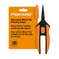 6" Non-Stick Pruning Snips, Resin-Resistant Garden Scissors
