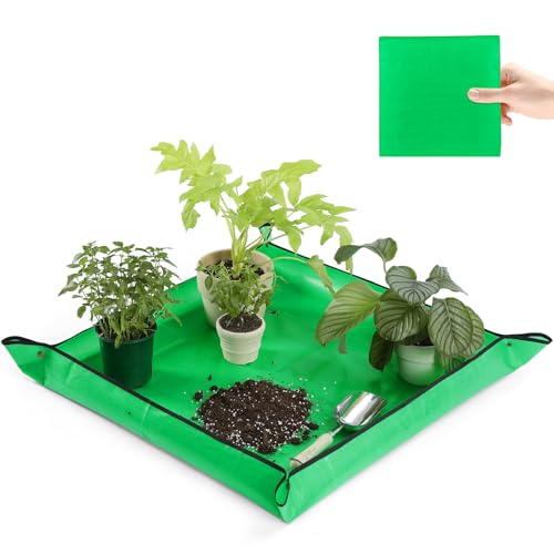 Large Waterproof Repotting Mat Super Thick for Potting Soil Mix 39.5"x39.5"