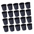 20pcs Plastic Plant Nursery Pots for Seedling Propagation, Sturdy Gardening Containers, Medium Size Plastic Flower Pots for Indoor and Outdoor Use
