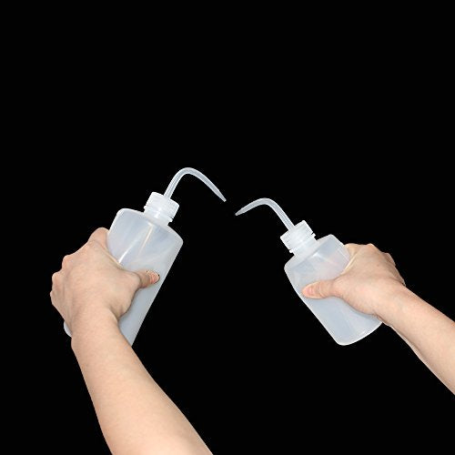 250ml+500ml Plastic Safety Wash Bottles 8 Pack - Each Size 4 Pack - view 2