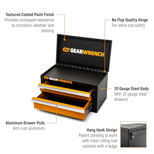 11" 2 Drawer Mini Toolbox | GWBXMINIS - view 2
