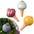Terracotta Self-Watering Bulbs, 10oz-Plum, Sage & Mustard-3Pk