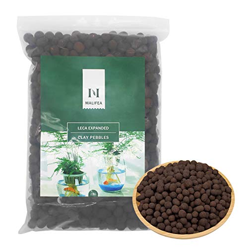 2LBS Leca Expanded Clay Pebbles Hydroponics Supplies for Indoor Garden Plants (2LBS)