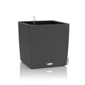 Cube Cottage 40 Granite, Self-Watering Square Planter, H15.7 L15.4 W15.4 in