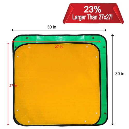 Thickened Waterproof Repotting Mat for Plant Transplanting, Green 30x30 - view 5