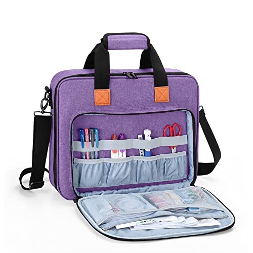 Embroidery Project Bag, Embroidery Kits Storage Bag (Bag Only), Purple - view 2