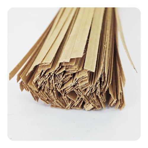 200PCS 6 Inch Kraft Paper Twist Ties, Reusable Cable Ties for Tying Bread, Plant Support, Bread Packaging, Candy Bags and Craft Projects (Brown) - view 3