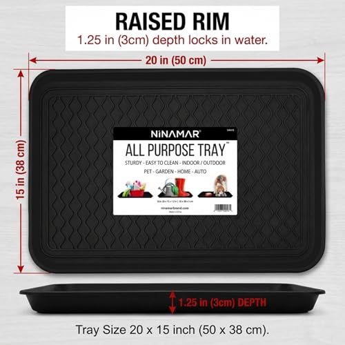 Boot Tray – 20 x 15 Inch - 2 Trays - view 2