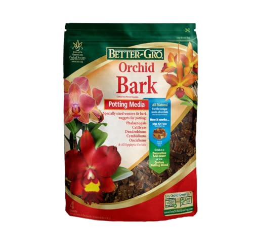 Orchid Bark - Potting Medium for Orchids & Tropical Plants, 4 qt