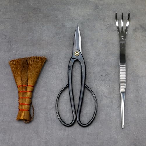 Bonsai Tool Kit, 3 Piece Starter Set, Ashinaga Scissors, Japan - view 4