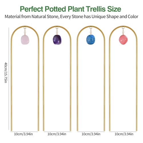 Garden Small Plant Trellis for Climbing Plants Indoor Outdoor - view 5